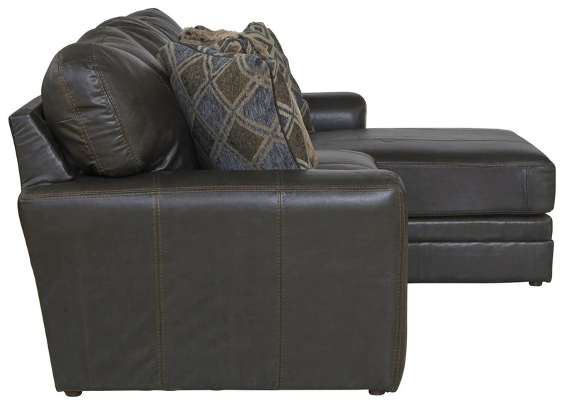 Denali - Italian Leather Match Sectional by Unique Piece Furniture