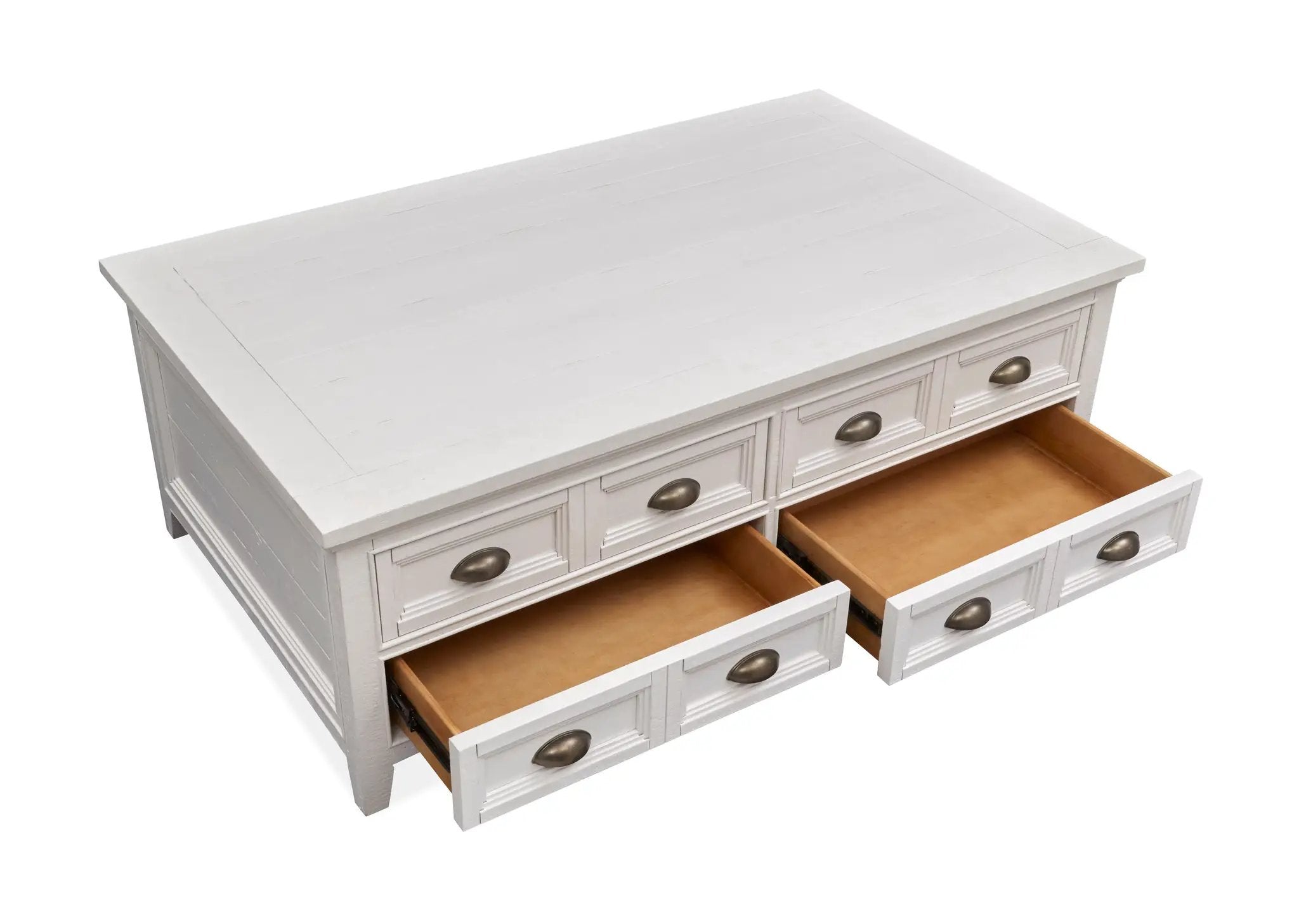 Heron Cove - Lift Top Storage Cocktail Table With Casters - Chalk White by Unique Piece Furniture