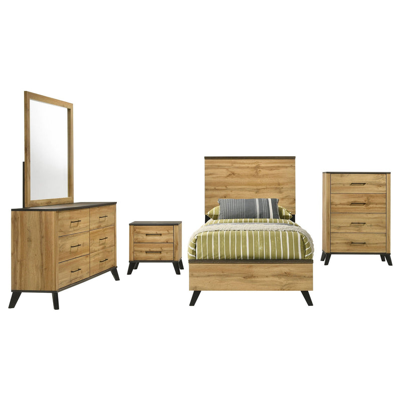 Kaywood 5-piece Twin Bedroom Set Natural Pine by Unique Piece Furniture