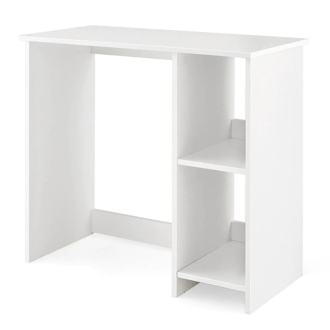 31.5 Inch Modern Home Office Desk with 2 Compartments by DirectDeals