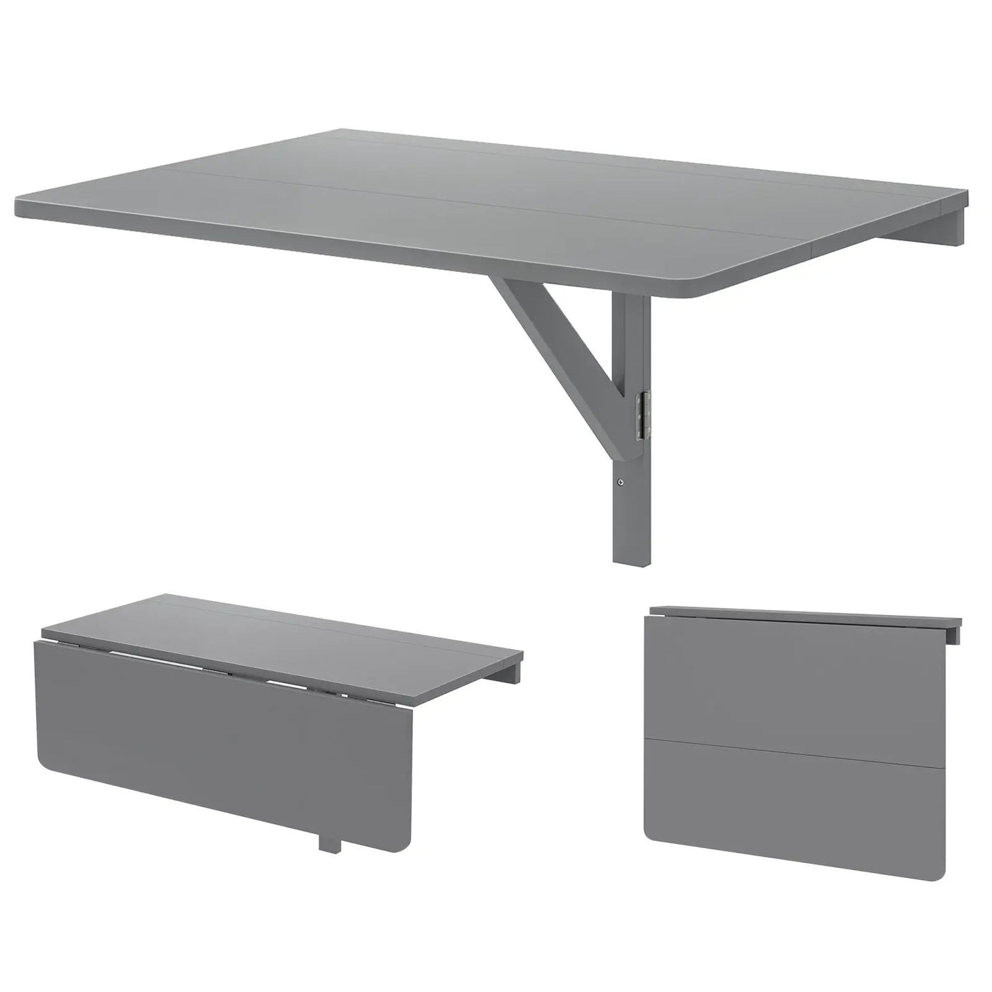 31.5 x 23.5 Inch Wall Mounted Folding Table for Small Spaces by DirectDeals