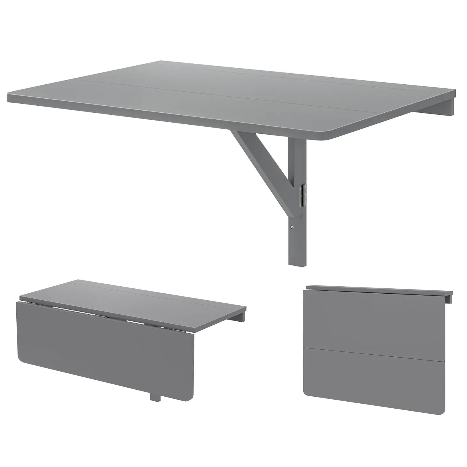 31.5 x 23.5 Inch Wall Mounted Folding Table for Small Spaces by DirectDeals