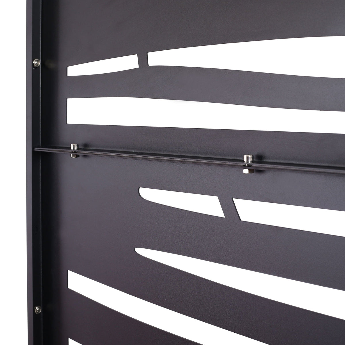 Metal Privacy Screen Room Divider with Durable Construction - Black, White, Dark Brown, photo 13 of 39