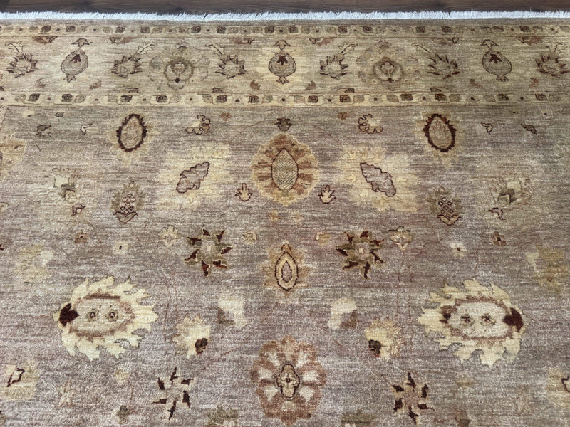 Pakistani Peshawar Rug 8x11, Indo Persian Mahal Carpet, Traditional Wool Oriental Rug by Jewel Rugs