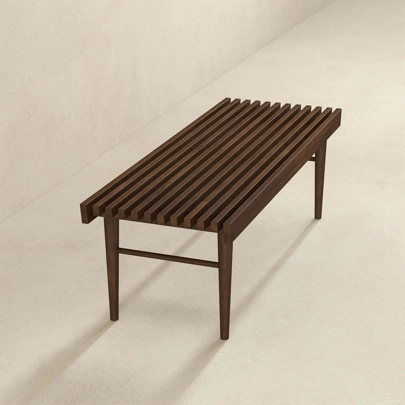 Mia - Bench - Dark Brown by HouseOfZazla