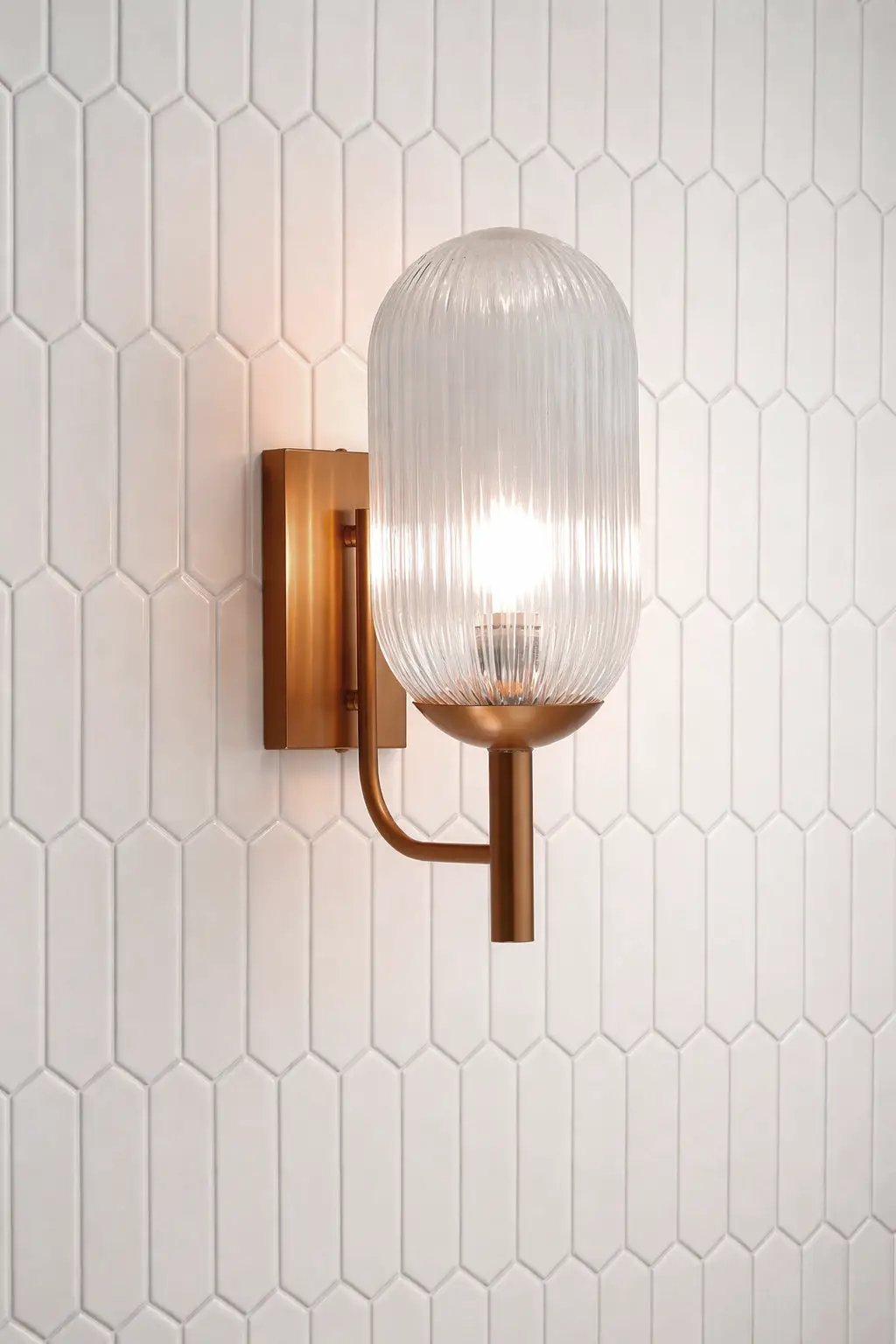 Dewdrop Wall Lamp - Bronze and Clear by HouseOfZazla