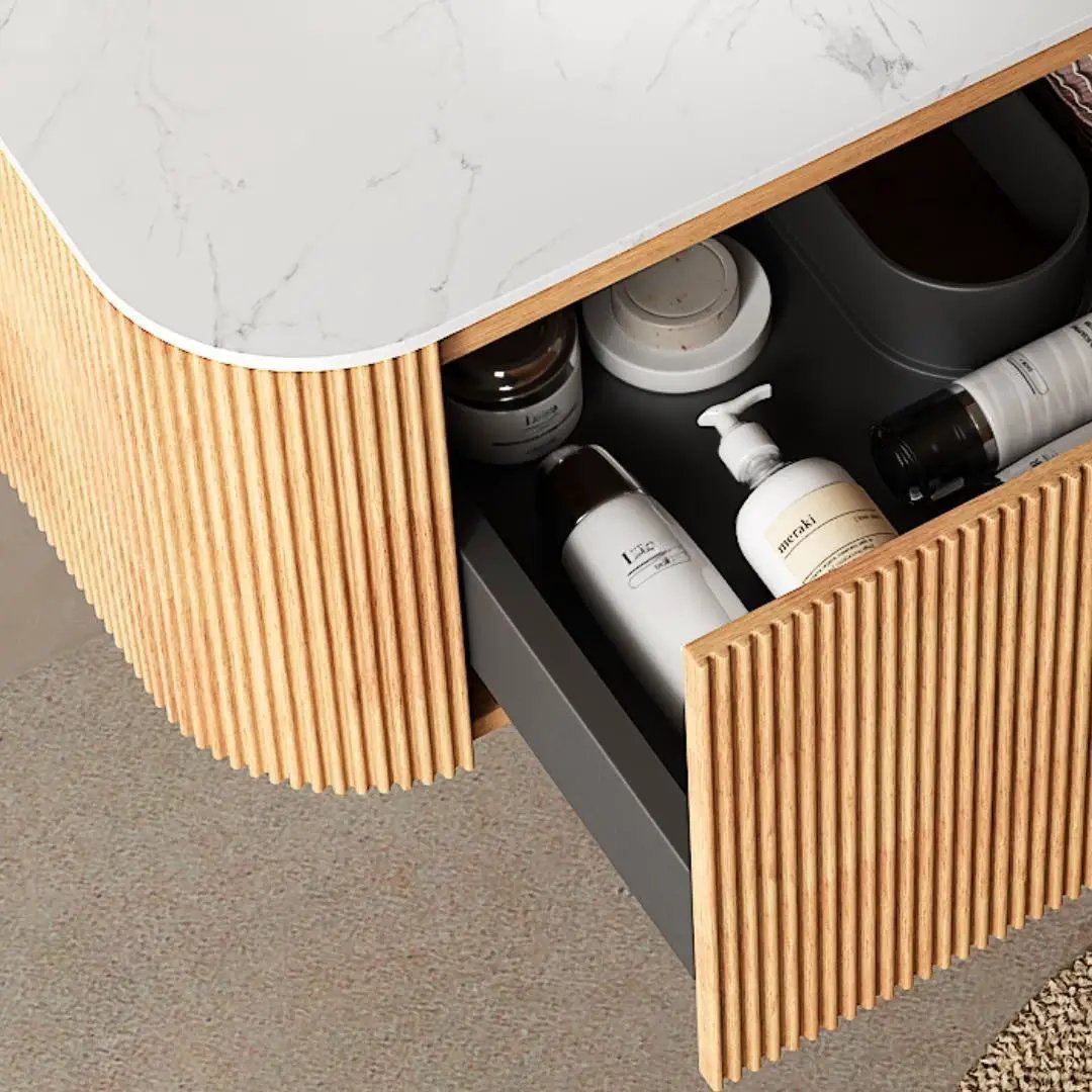 Dina 30'' Wall Mounted Cabinet with Carrara by HouseOfZazla