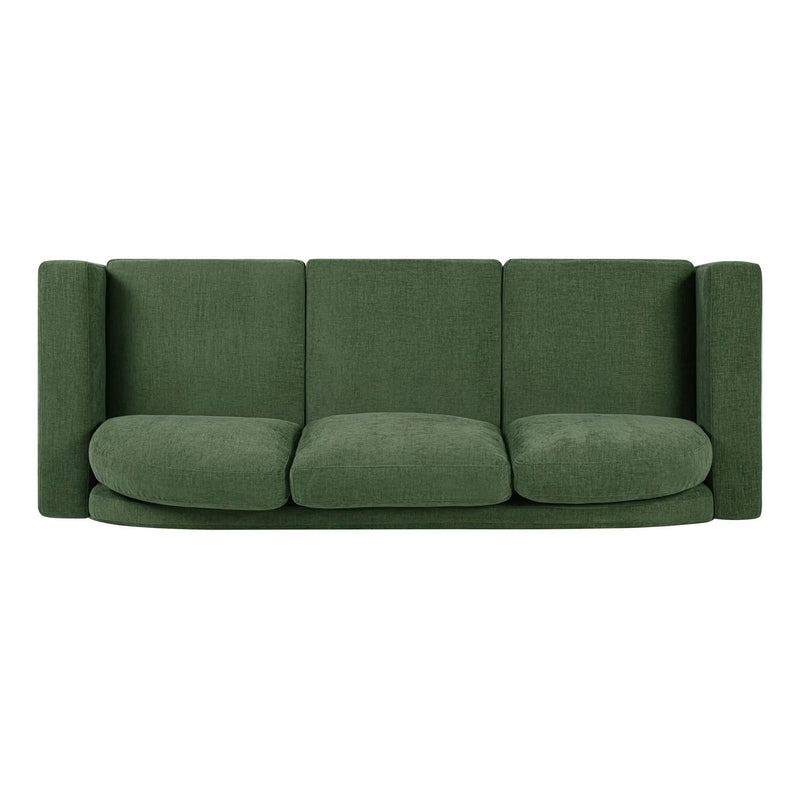 Modern 3 Seater Sofa With Curved Backrest by HouseOfZazla