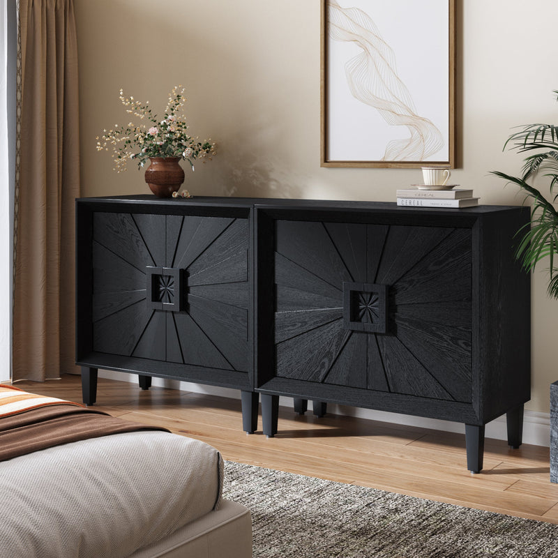 Mid-Century Modula Credenza Sideboard Buffet, 31.5", photo 5 of 10