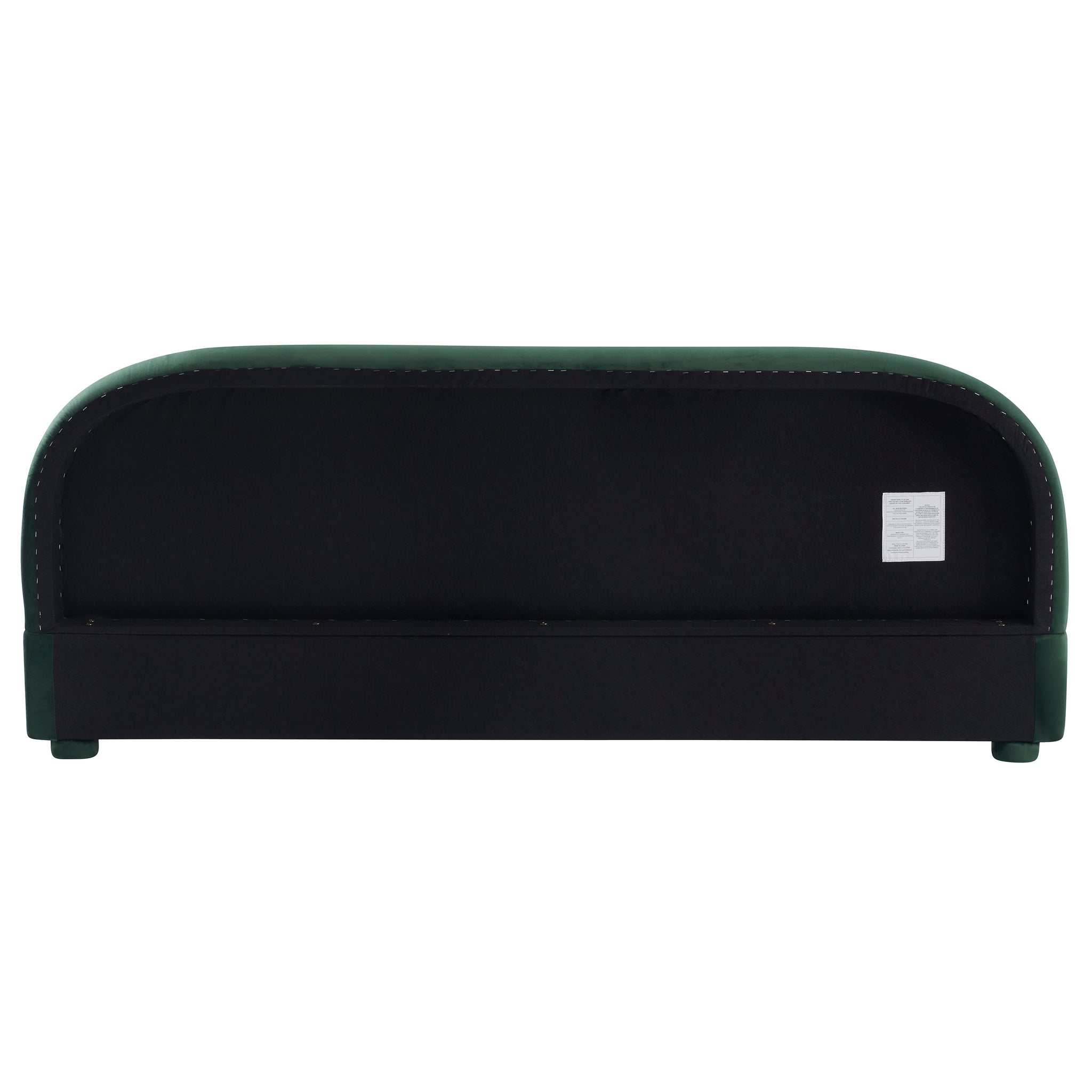 Dark Green Velvet Bed Frame by HouseOfZazla