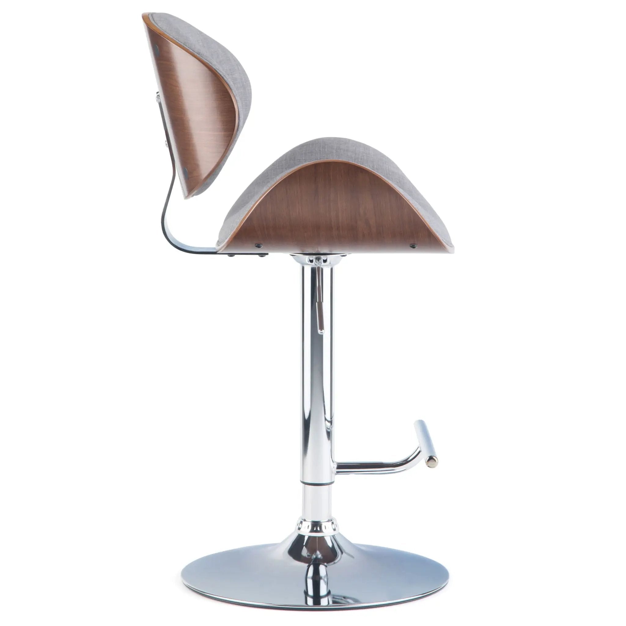 Marana - Multifunctional Handcrafted Bentwood Adjustable Swivel Bar Stool by Unique Piece Furniture