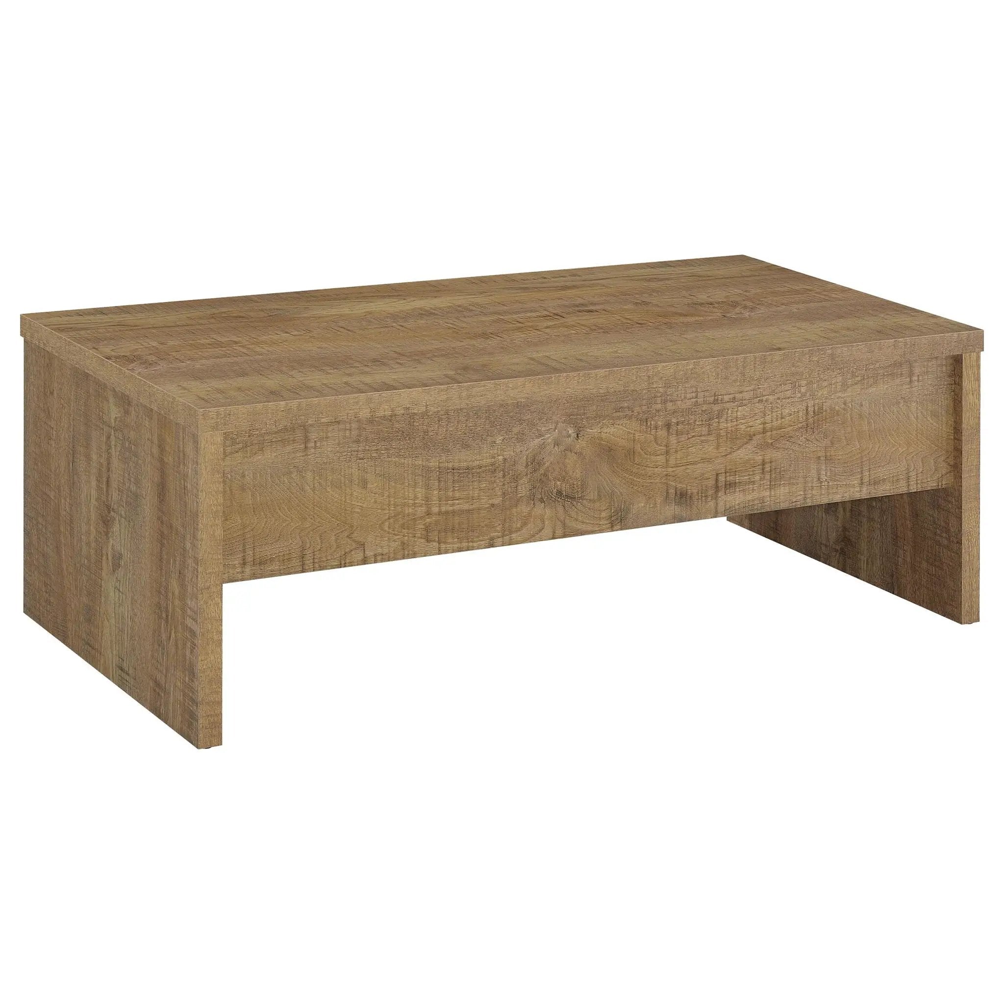 Canoga Engineered Wood Lift Top Cocktail Coffee Table Mango by Unique Piece Furniture