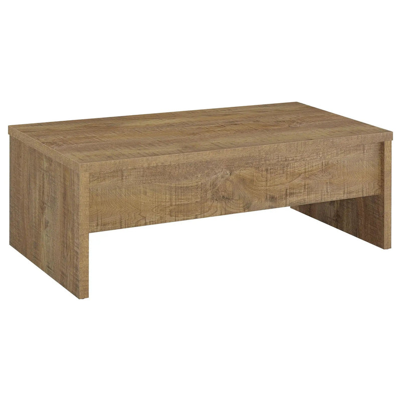 Canoga Engineered Wood Lift Top Cocktail Coffee Table Mango by Unique Piece Furniture