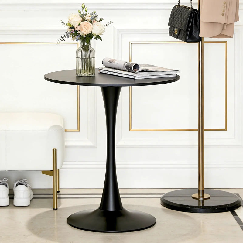 Round Dining Table With Tulip Style Base by Unique Piece Furniture