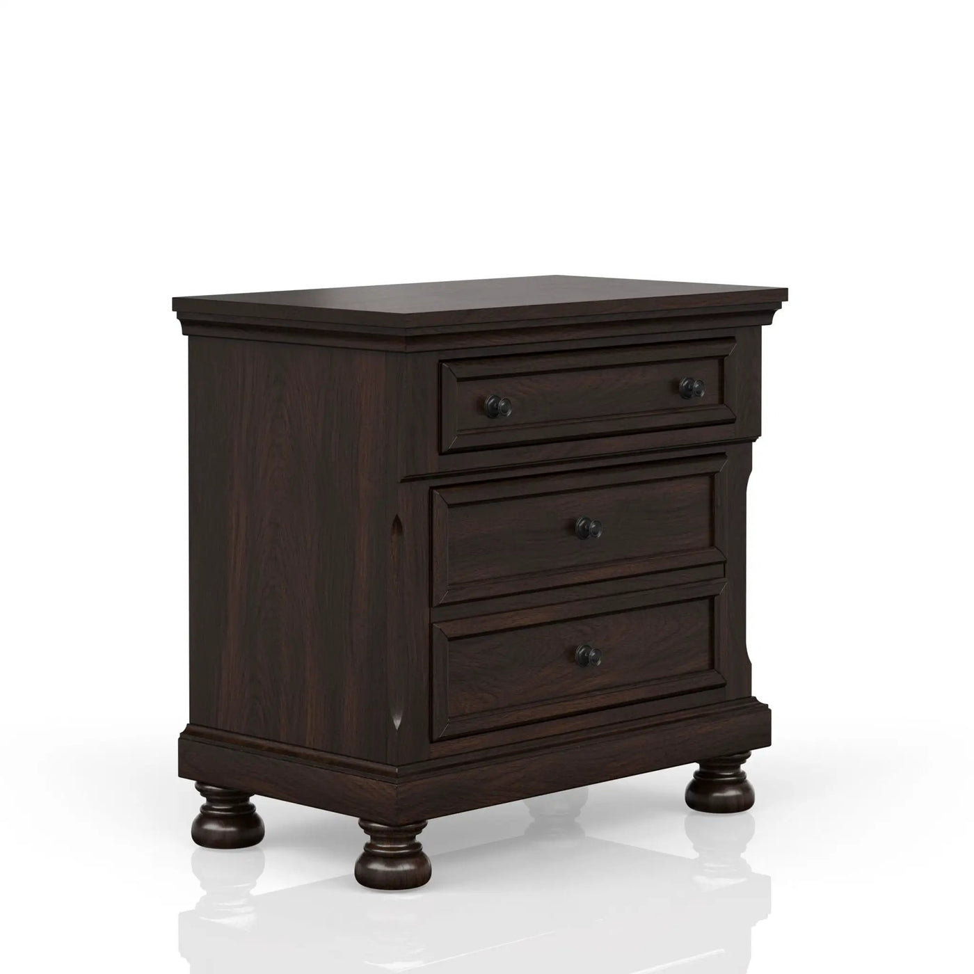 Nightstand Two Storage Drawers by HouseOfZazla