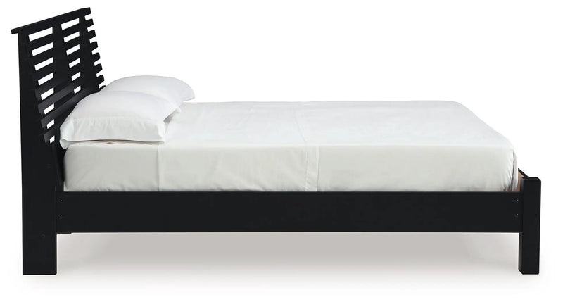 Danziar - Slat Panel Bed With Low Footboard by Unique Piece Furniture