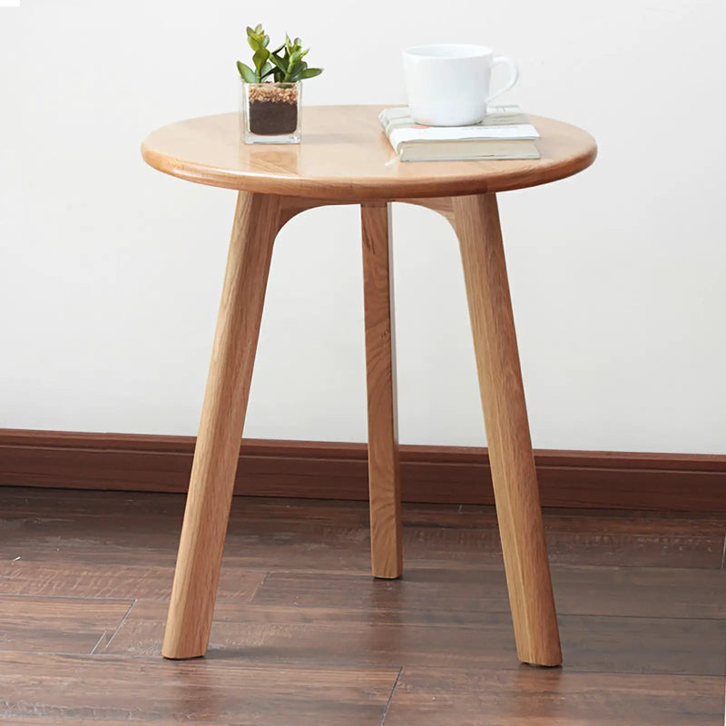 Round Small End Table, Side Table For Bedroom & Balcony by Unique Piece Furniture
