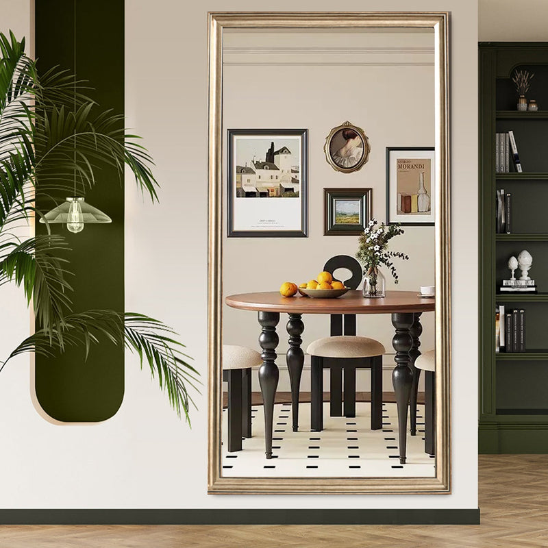 70' x 32' Gold Full Length Floor Mirror with PS Frame by HouseOfZazla