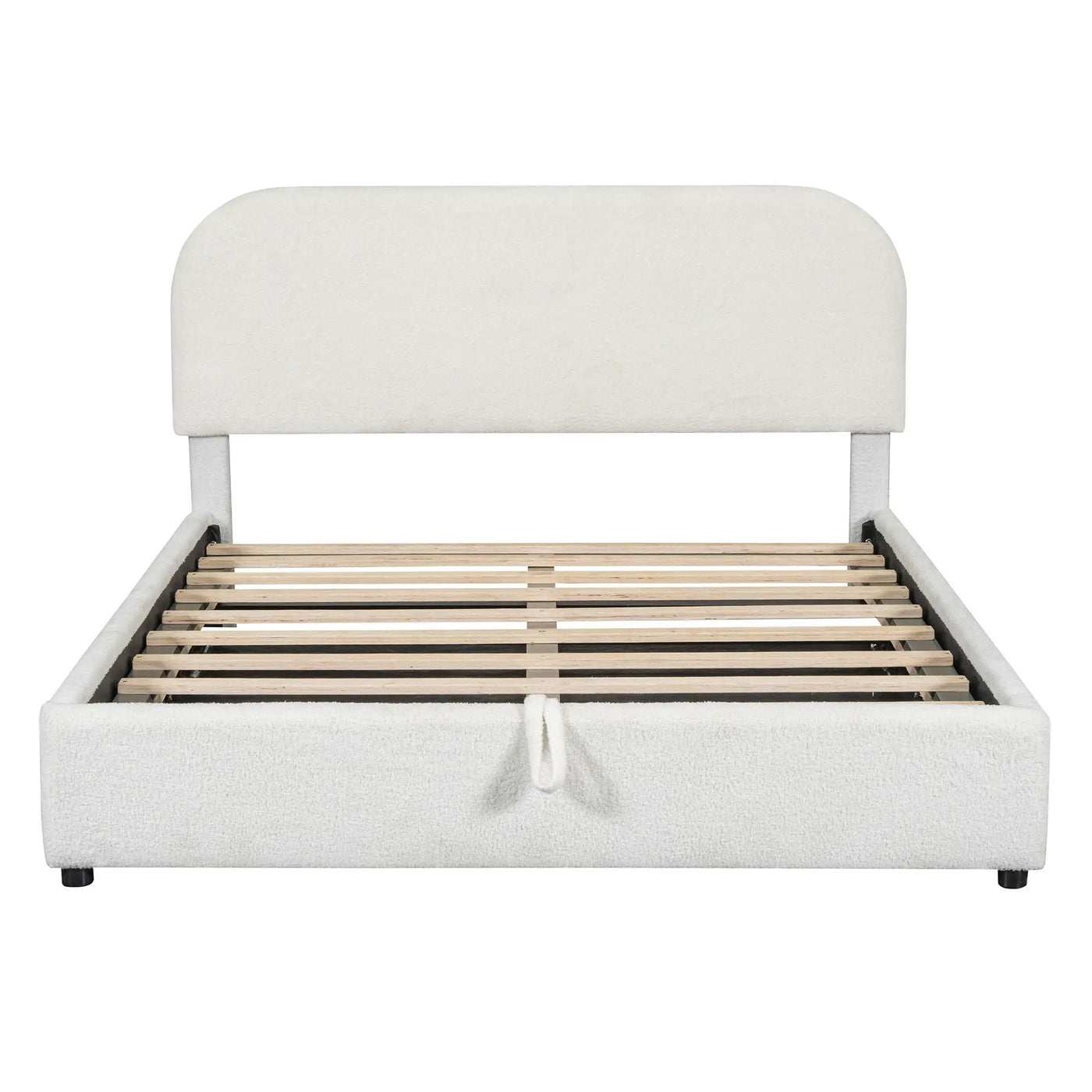 Upholstered Platform Bed With Hydraulic Storage System by HouseOfZazla