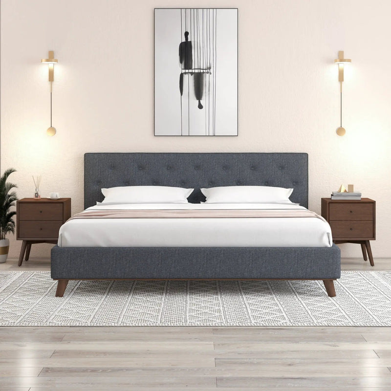 Graceville - Elegant Design Platform Bed by HouseOfZazla