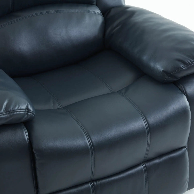 Charlotte - Gel Glider Recliner - Blue by HouseOfZazla