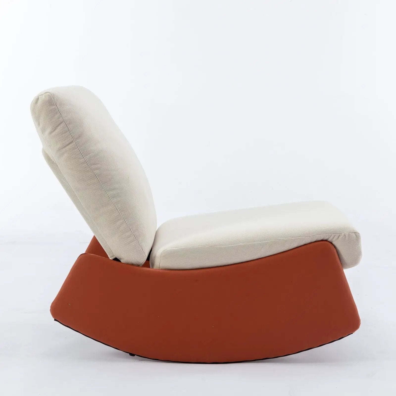 Modern Rocking Chair Recliner, Comfy Rocker Nursery Chair With Footrest, Accent Reading Chair, Upholstered Lounge Chair For Relaxing, Resting, Soft Padded Rocker For Indoor Living Room Bedroom by Unique Piece Furniture