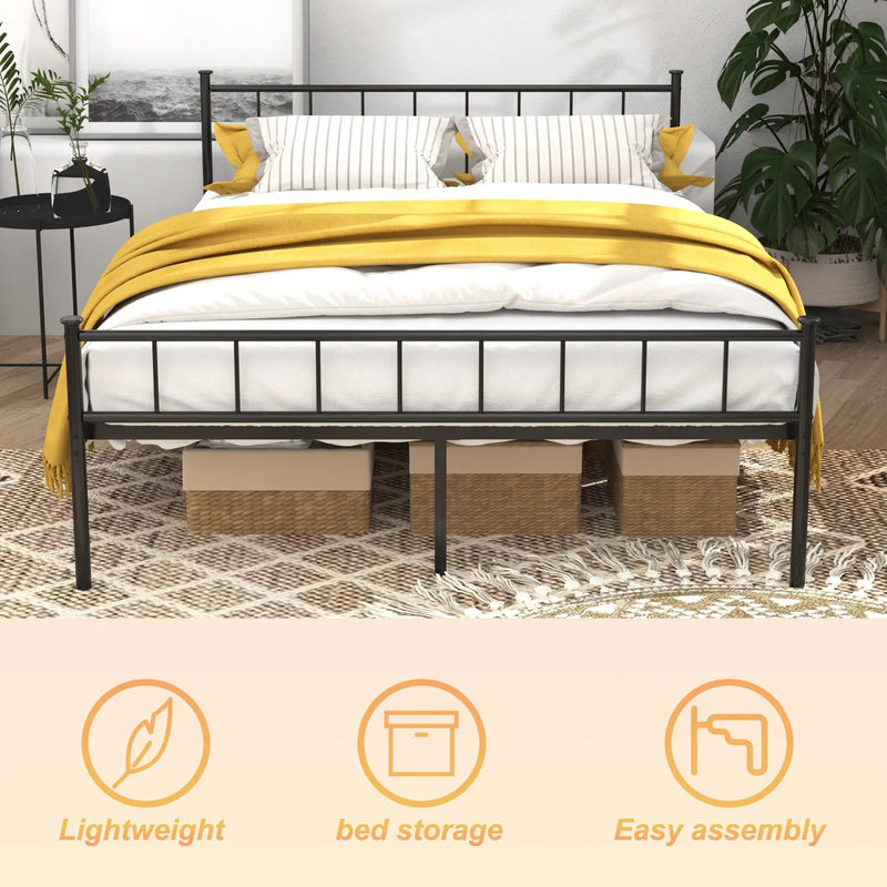 Queen Size Bed Frame, Headboard and Footboard by HouseOfZazla
