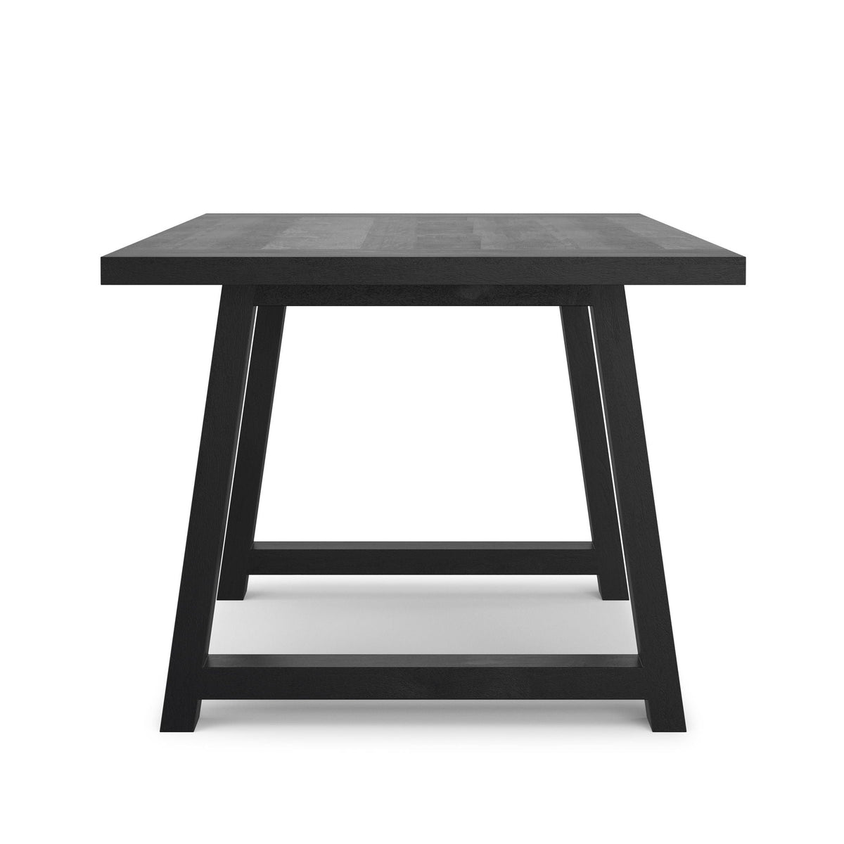 Whitley Dining Table with Sturdy Trestle Base - Light Brown, Dark Gray, White, Black, photo 15 of 40