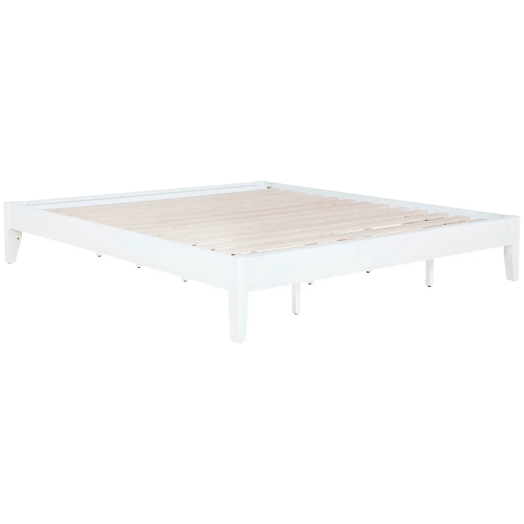 Hounslow California King Universal Platform Bed White by Unique Piece Furniture