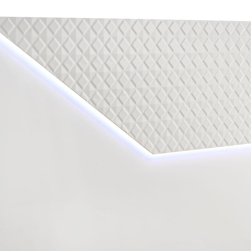 Pierce - Panel Bed LED Headboard by HouseOfZazla