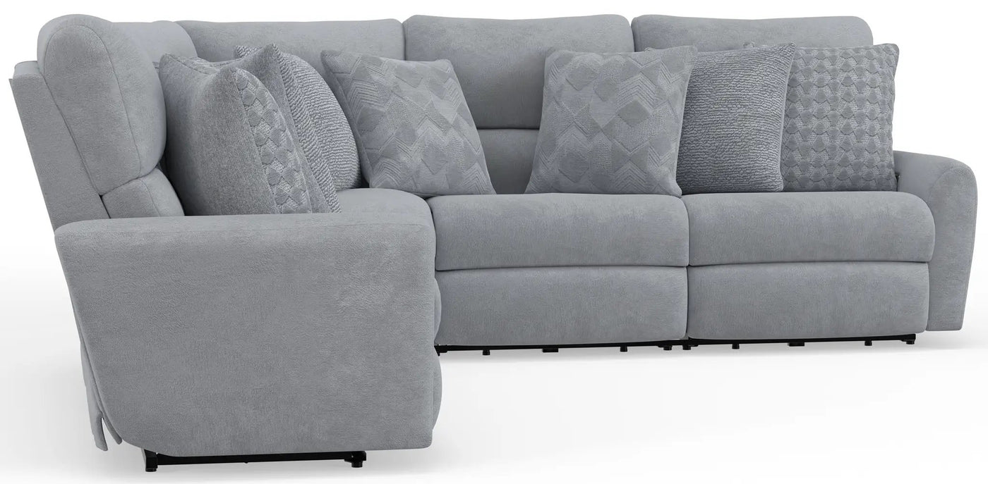 Majesty - Deep Seating Power Reclining Sectional by Unique Piece Furniture