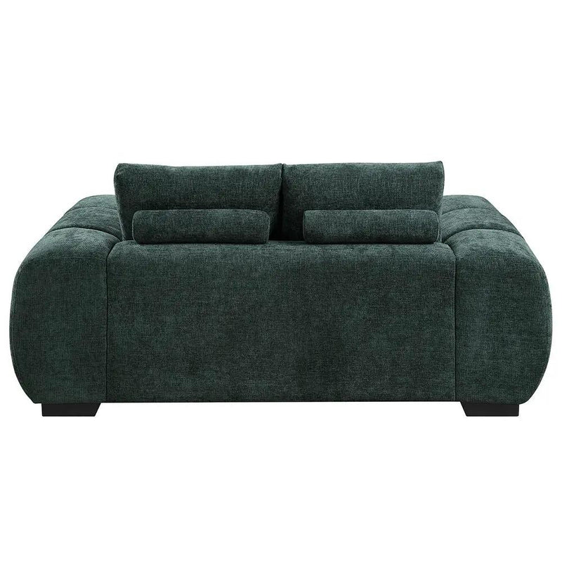 Ferrand - Loveseat - Green Linen by Unique Piece Furniture