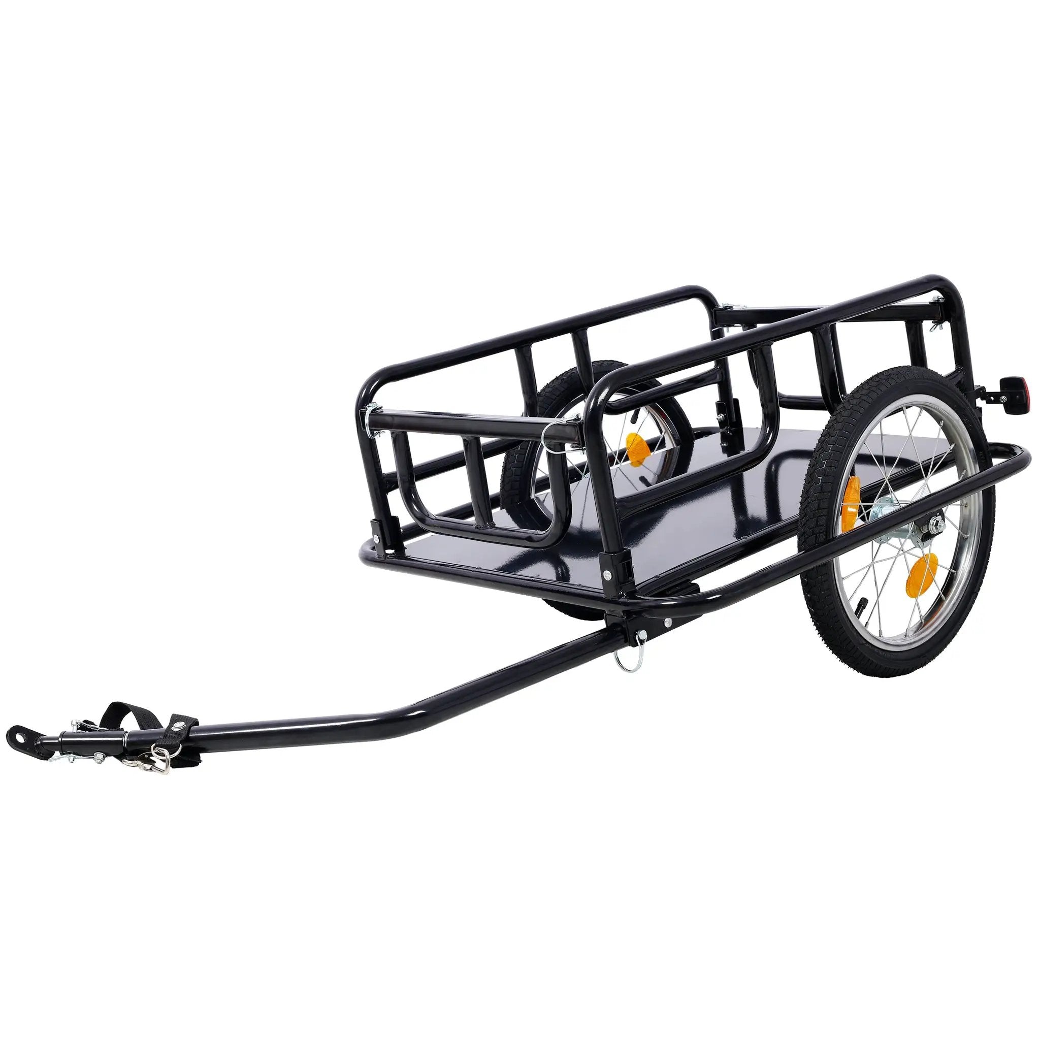 Foldable Bike Cargo Trailer with Universal Bike Hitch by HouseOfZazla