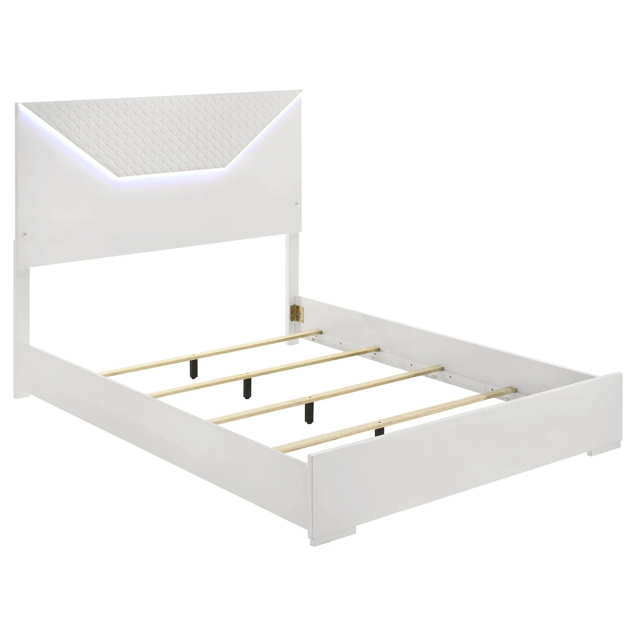 Pierce - Panel Bed LED Headboard by HouseOfZazla
