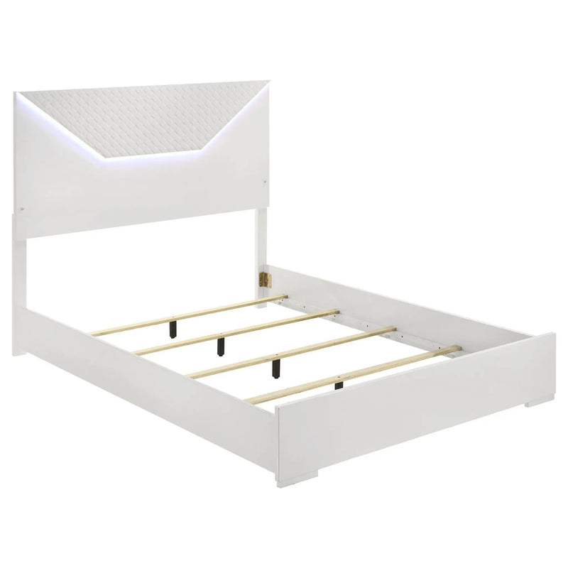 Pierce - Panel Bed LED Headboard by HouseOfZazla