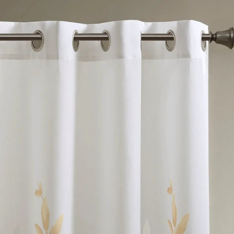 Burnout Printed Curtain Panel (Only 1 Pc Panel) by HouseOfZazla