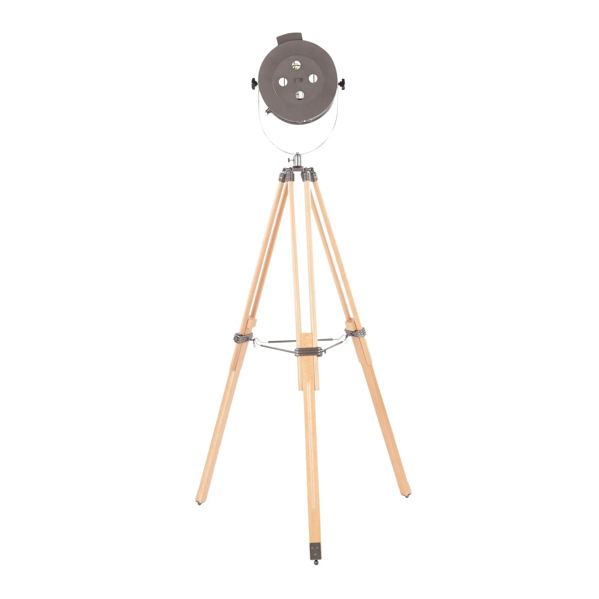 Ahoy - Industrial Floor Lamp - Natural / Antique by HouseOfZazla