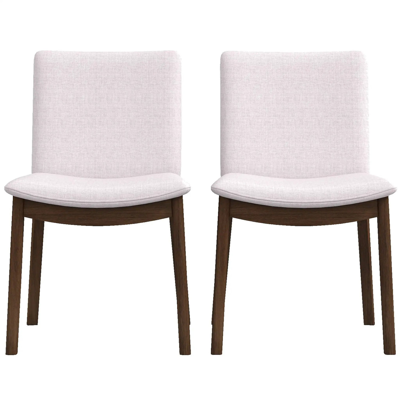 Laura - Mid-Century Modern Solid Wood Dining Chair (Set of 2) by HouseOfZazla