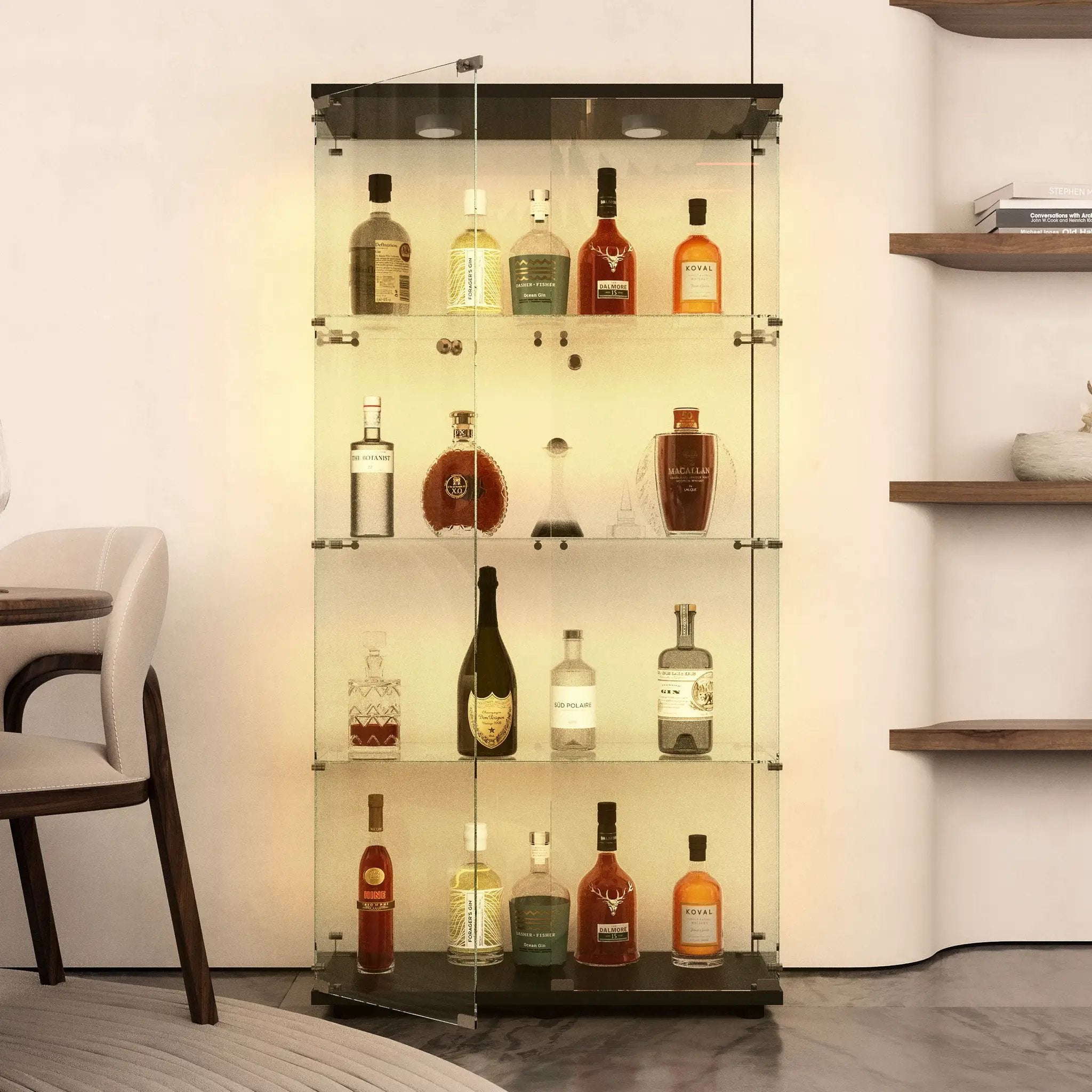 Tempered Glass Display Cabinet by HouseOfZazla