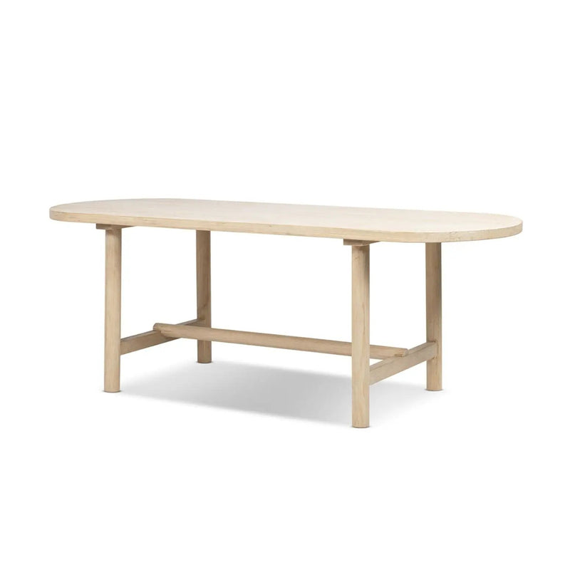 Milo - 8 Seat Oval Dining Table - Natural by HouseOfZazla