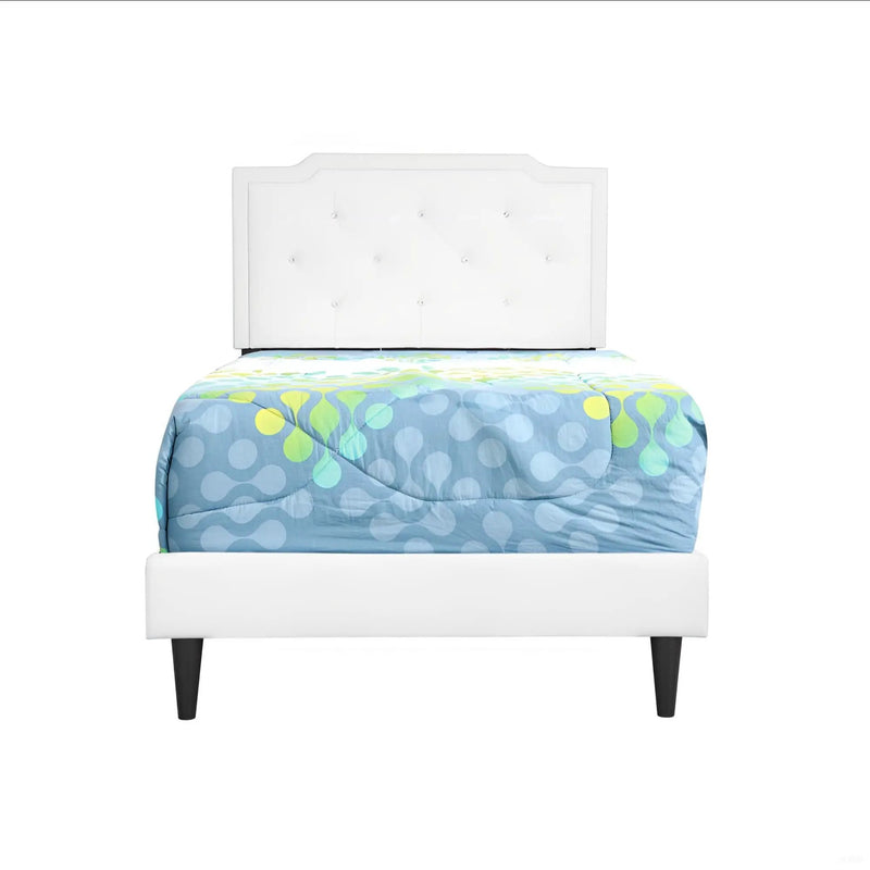 Button Tufted Bed Charming For Cozy Spaces by Unique Piece Furniture