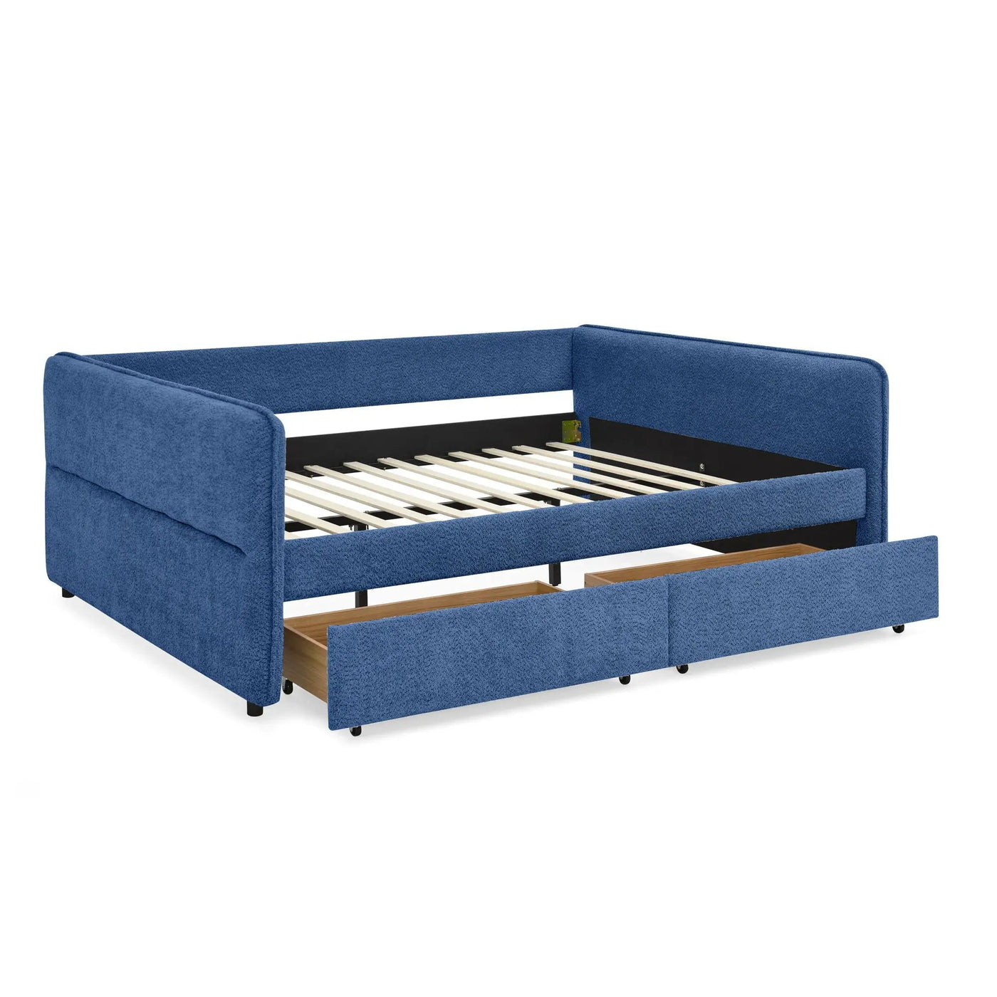 Upholstered Daybed & 2 Drawers by HouseOfZazla