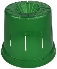 rePotme 4 inch Orchid Pot 3 Pack - Slotted Orchid Pots with Holes for Repotting (Green Emerald) by GreenHaven Gardens
