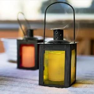 Large Outdoor Waterproof Flameless Candles with Remote Control,D3'' x H5.5'' Battery Operated Flickering LED Pillar Candle Plastic for Outdoor/Indoor Decoration Wedding, Party, Birthday (2PACK) by GreenHaven Gardens