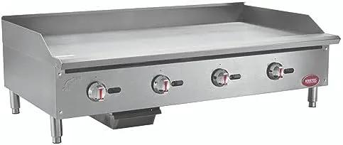 Kratos 29Y-006 48" Commercial Restaurant Gas Countertop Griddle, Manual Controls, 4 Burners, 120,000 BTU Output by GreenHaven Gardens