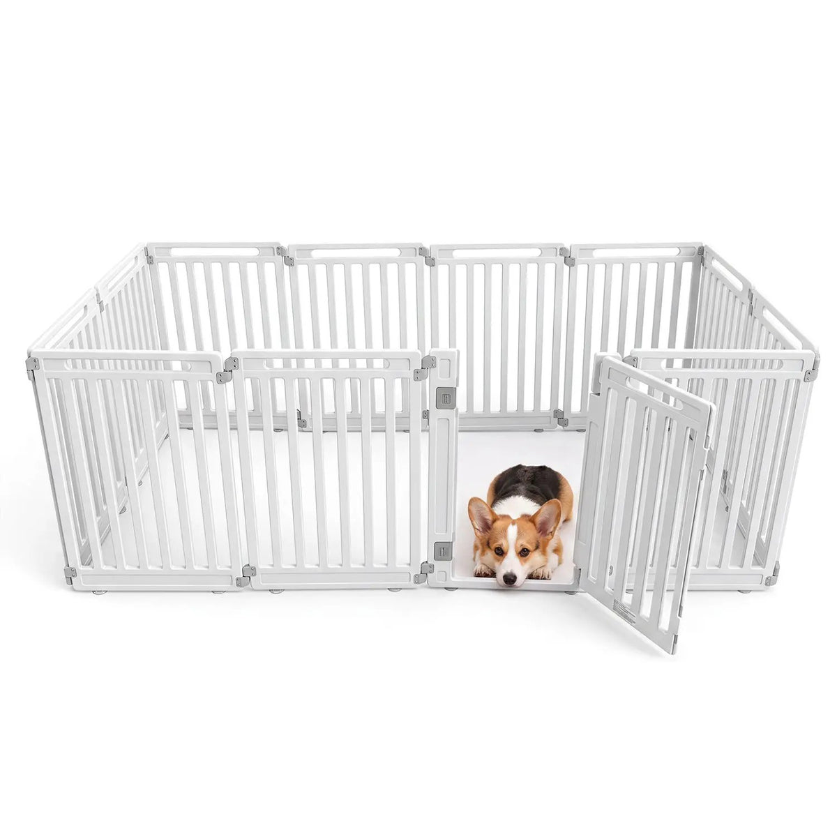 12-Panel Dog Playpen 31.5" Height Indoor Outdoor Pet Fence by DirectDeals