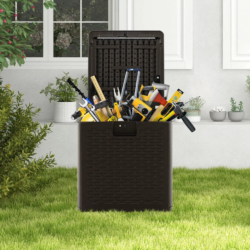 31/73/100 Gallon All Weather Storage Container with Lockable Lid-S by DirectDeals