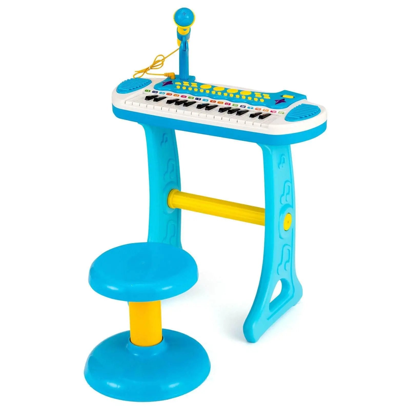 31-Key Kids Piano Keyboard Toy with Microphone and Multiple Sounds for Age 3+ by DirectDeals