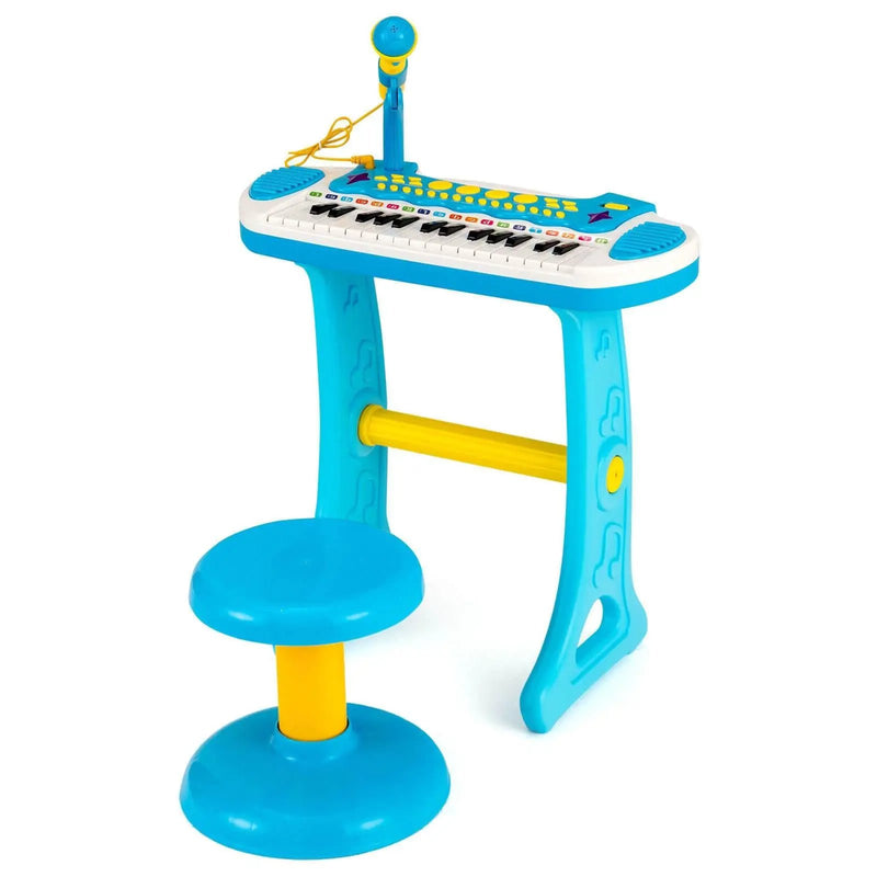 31-Key Kids Piano Keyboard Toy with Microphone and Multiple Sounds for Age 3+ by DirectDeals