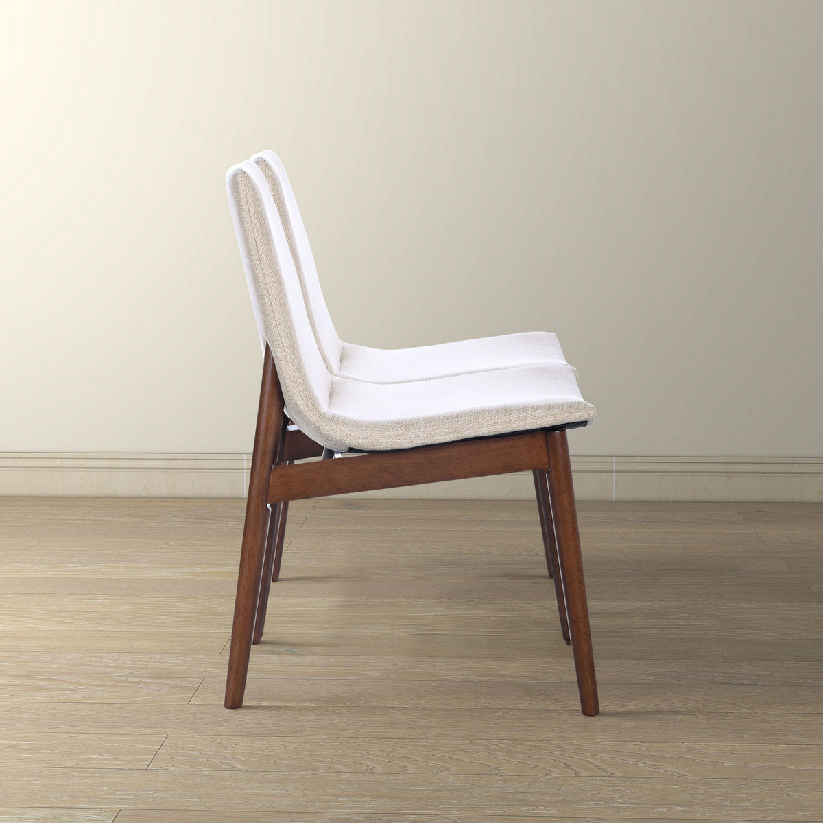 Beige Dining Chair Set of 2 with Solid Wood Construction - Ravel, photo 3 of 10